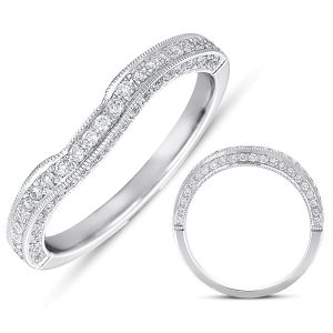 White Gold Matching Band