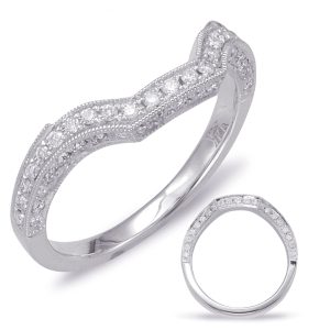 White Gold Matching Band
