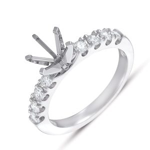 White Gold Engagement Ring