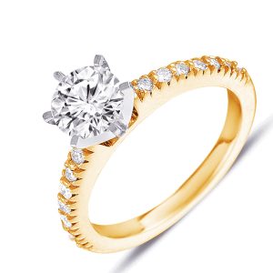 Yelllow Gold Engagement Ring