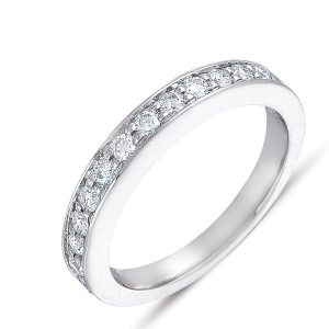 White Gold Diamond Band