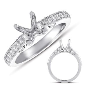 Palladium Engagement Ring