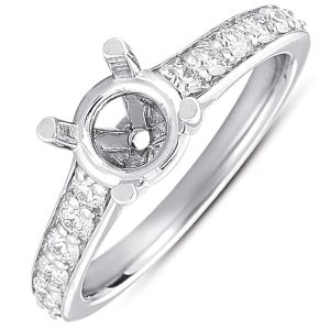 White Gold Engagement Ring