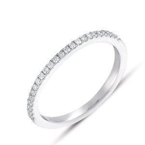 White Gold Diamond Band