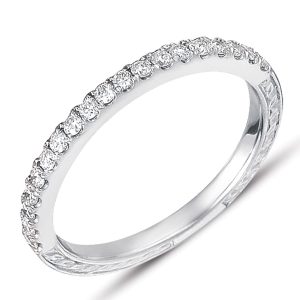 White Gold Diamond Band