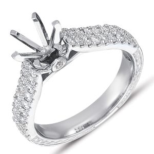 White Gold Engagement Ring