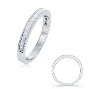 White Gold Wedding Band