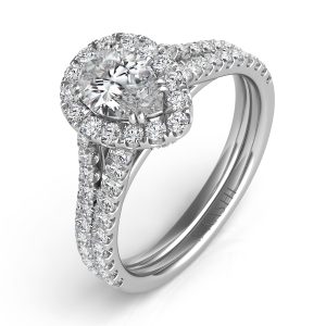 Platinum Pave Engagement Ring