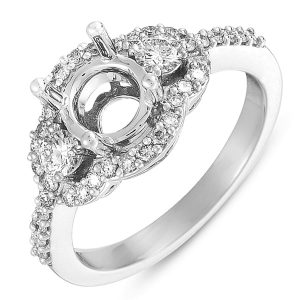 White Gold Engagement Ring