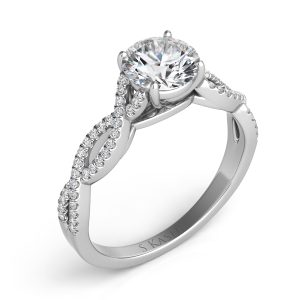 Palladium Engagement Ring