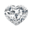 0.9 Carat Heart diamond