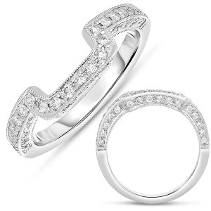 White Gold Wedding Band White Gold Wedding Band