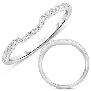 White Gold Wedding Band White Gold Wedding Band