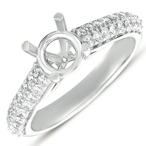 White Gold Engagement Ring
