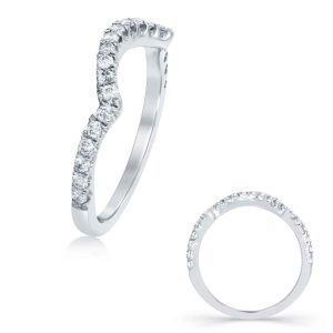 White Gold Matching Band