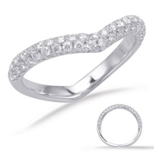 White Gold Matching Band