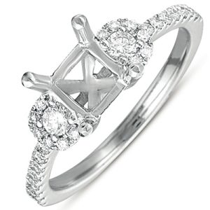 White Gold Engagement Ring