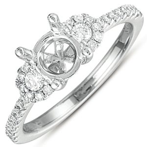 White Gold Engagement Ring