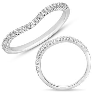 White Gold Matching Band