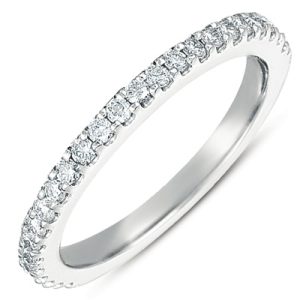 White Gold Matching Band White Gold Matching Band