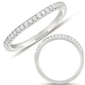 White Gold Wedding Band White Gold Wedding Band