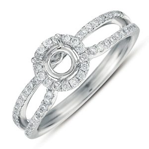 White Gold Engagement Ring White Gold Engagement Ring