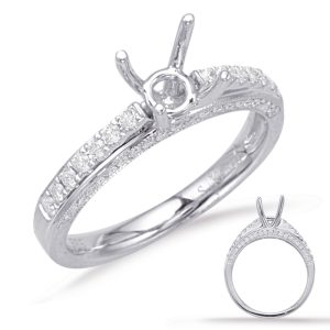 White Gold Engagement Ring