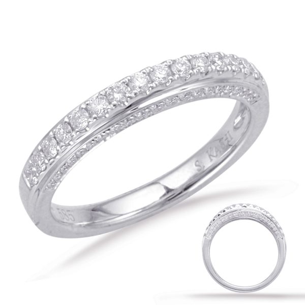White Gold Matching Band