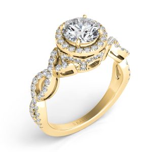 Yellow Gold Engagement Ring Yellow Gold Engagement Ring