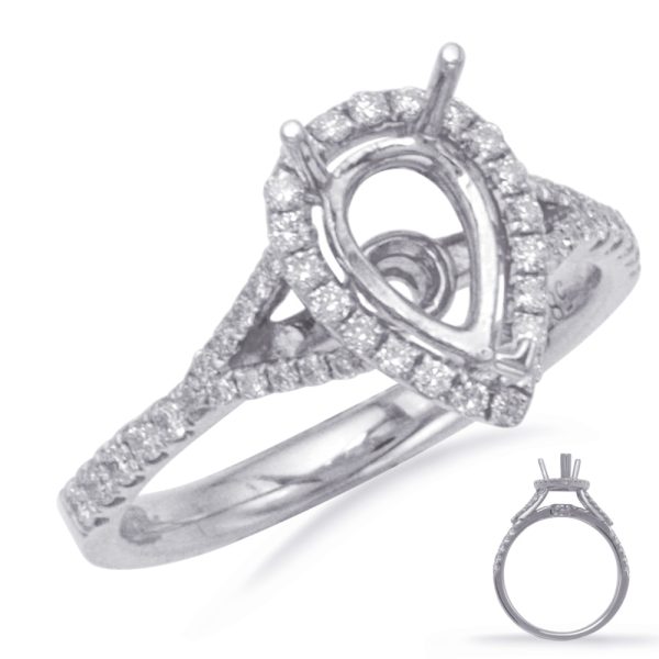 White Gold Engagement Ring