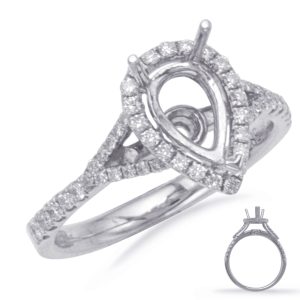 White Gold Engagement Ring