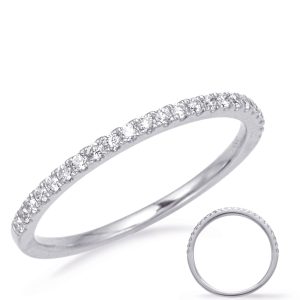 White Gold Matching Band White Gold Matching Band