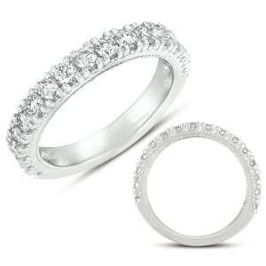 White Gold Wedding Band White Gold Wedding Band