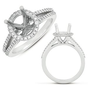 White Gold Engagement Ring White Gold Engagement Ring
