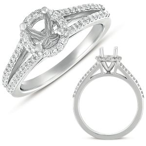 White Gold Engagement Ring White Gold Engagement Ring