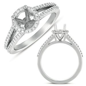 White Gold Engagement Ring White Gold Engagement Ring