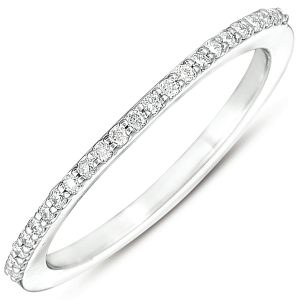 White Gold Matching Band White Gold Matching Band