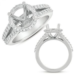 White Gold Engagement Ring White Gold Engagement Ring