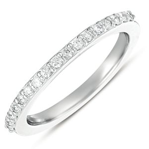 White Gold Matching Band White Gold Matching Band
