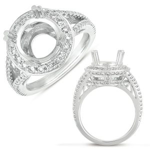 Pave Engagement Ring