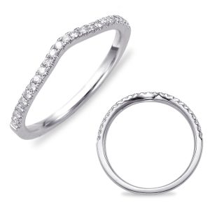 White Gold Wedding Band White Gold Wedding Band