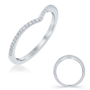 White Gold Matching Band White Gold Matching Band