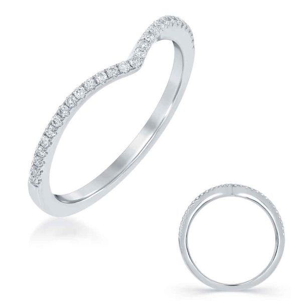 White Gold Matching Band