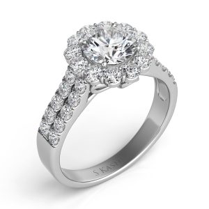 White Gold Engagement Ring White Gold Engagement Ring