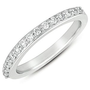 White Gold Matching Band White Gold Matching Band