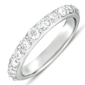 White Gold Matching Band White Gold Matching Band