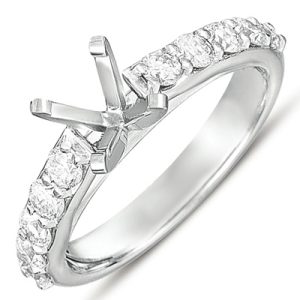 White Gold Engagement Ring