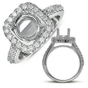 White Gold Engagement Ring White Gold Engagement Ring