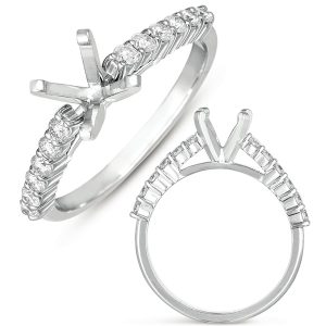 White Gold Engagement Ring