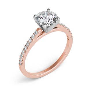 Rose Gold Engagement Ring Rose Gold Engagement Ring